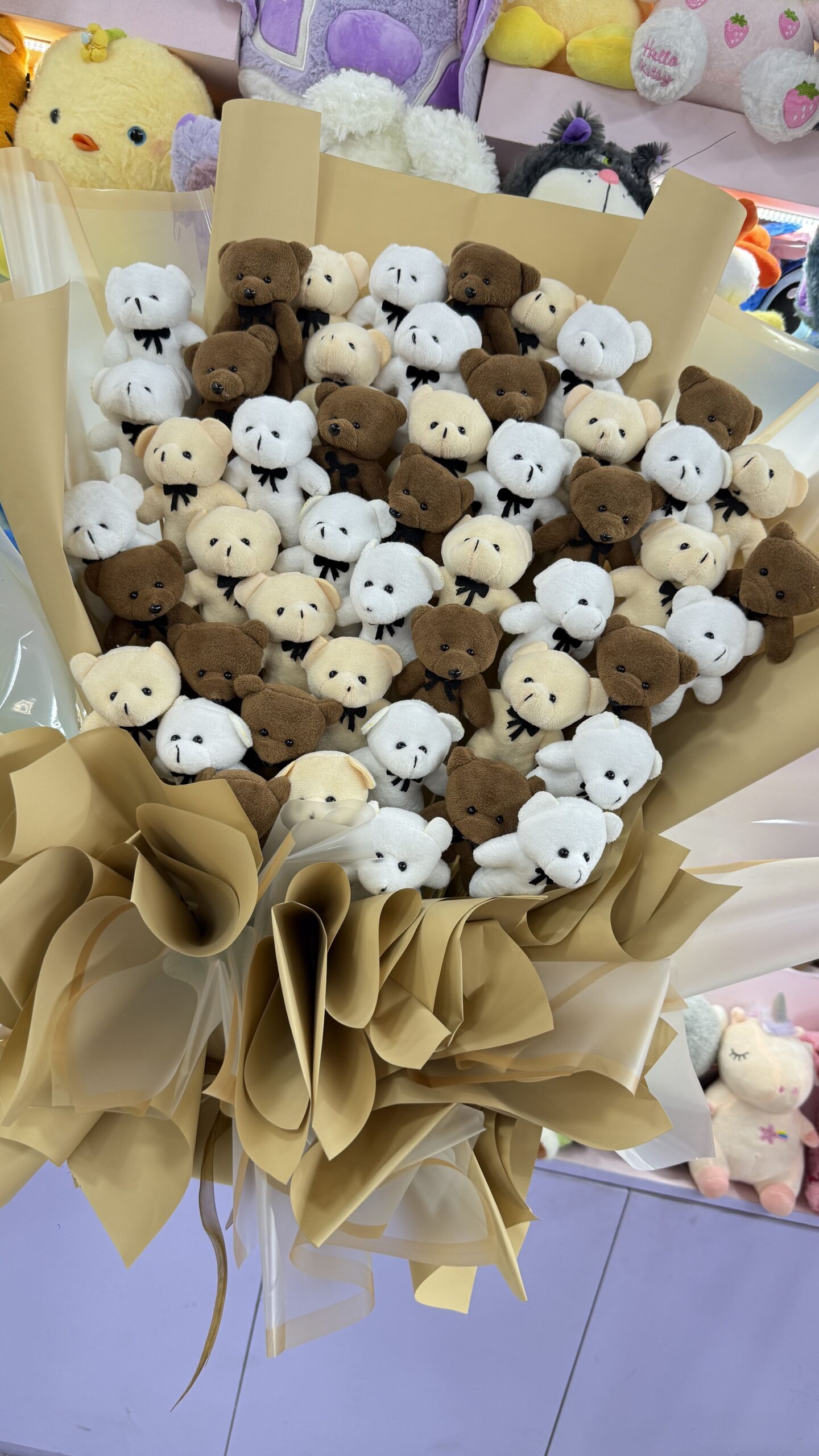 دسته گل خرسی ۵۰عددی