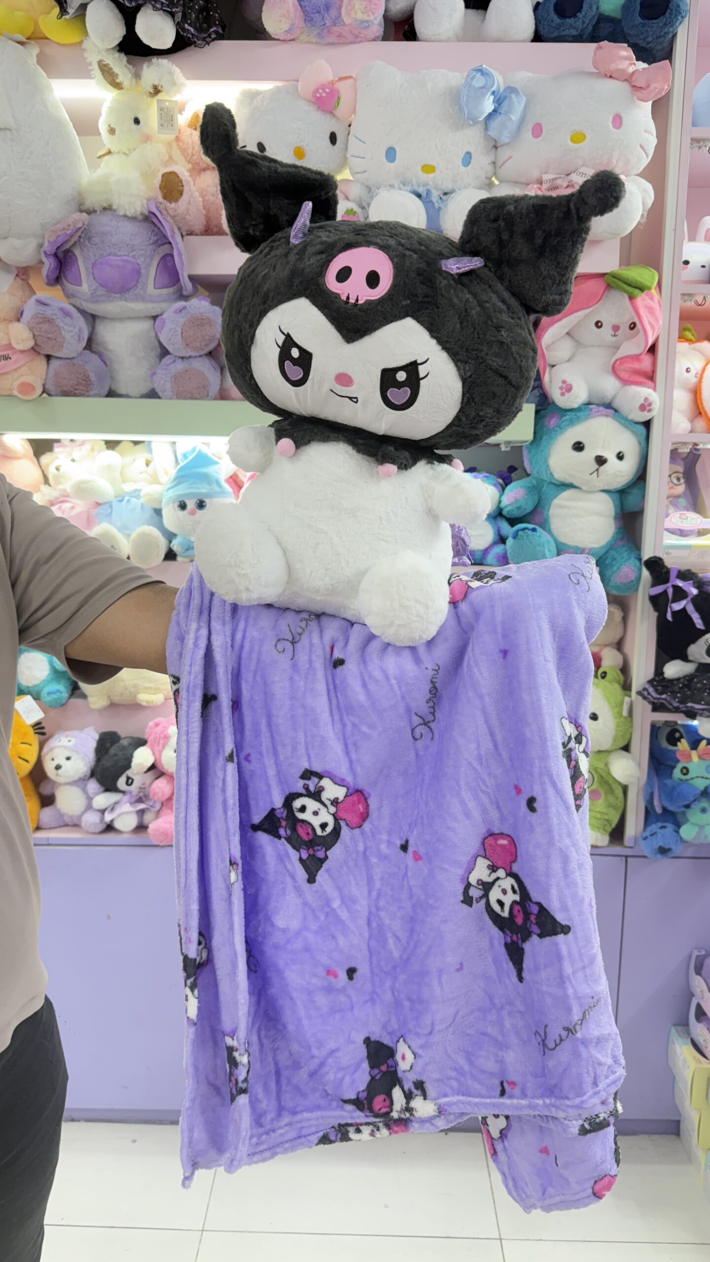 پتو بالشتی عروسکی مدل کرومی