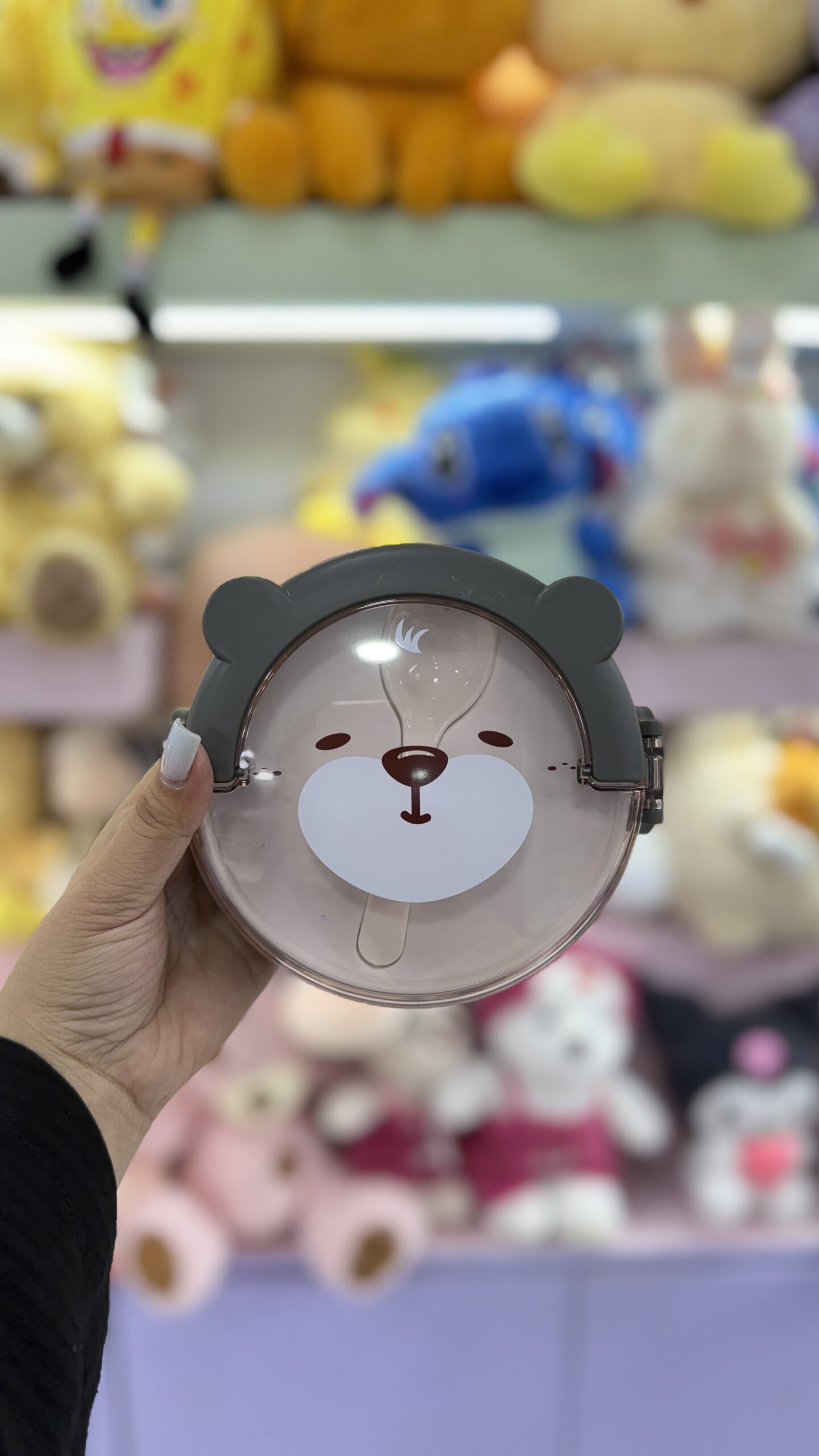 ظرف غذای گرد خرسی