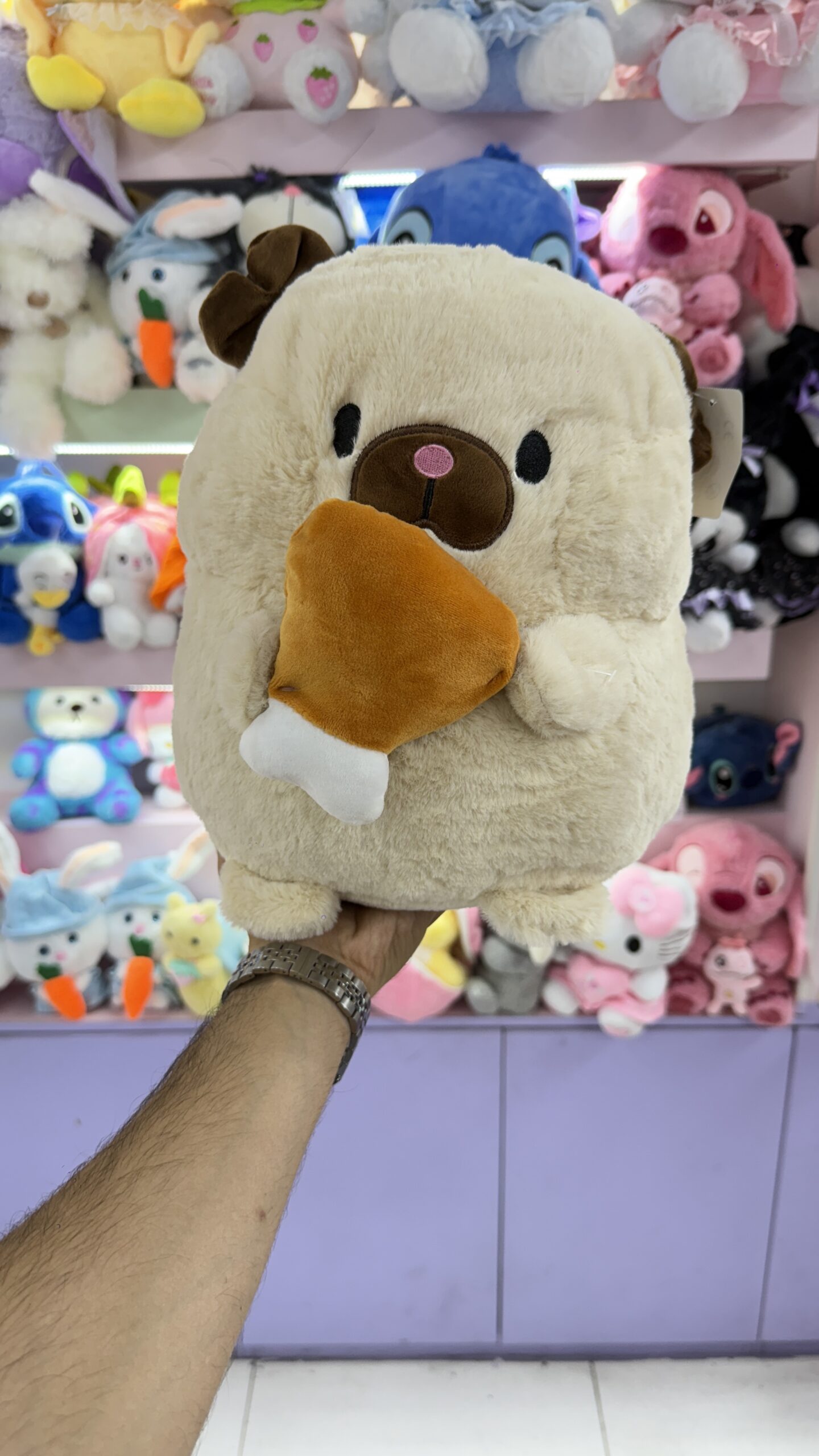 عروسک سگ مرغ‌به‌دست