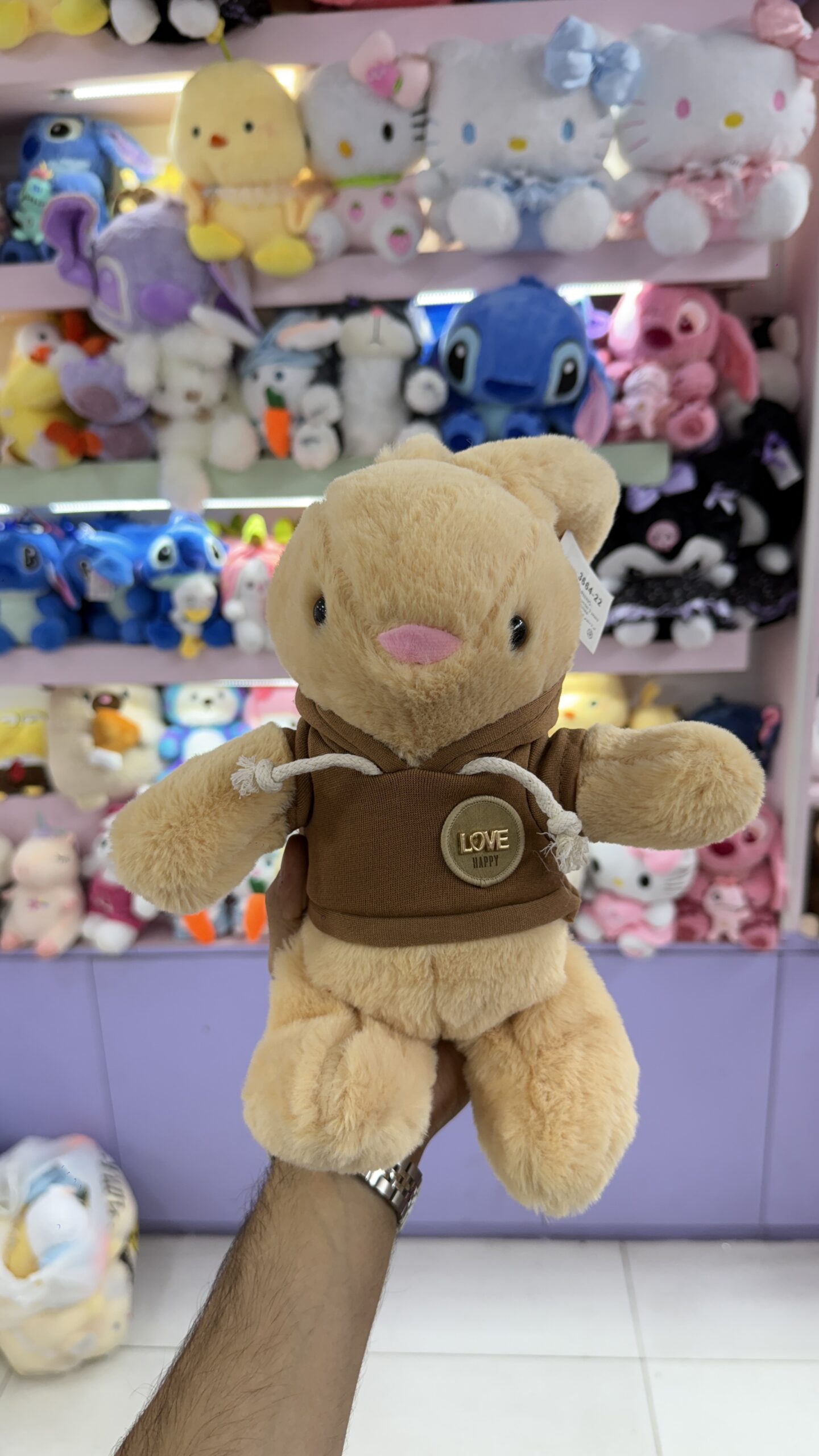 عروسک خرگوش هودی‌پوش