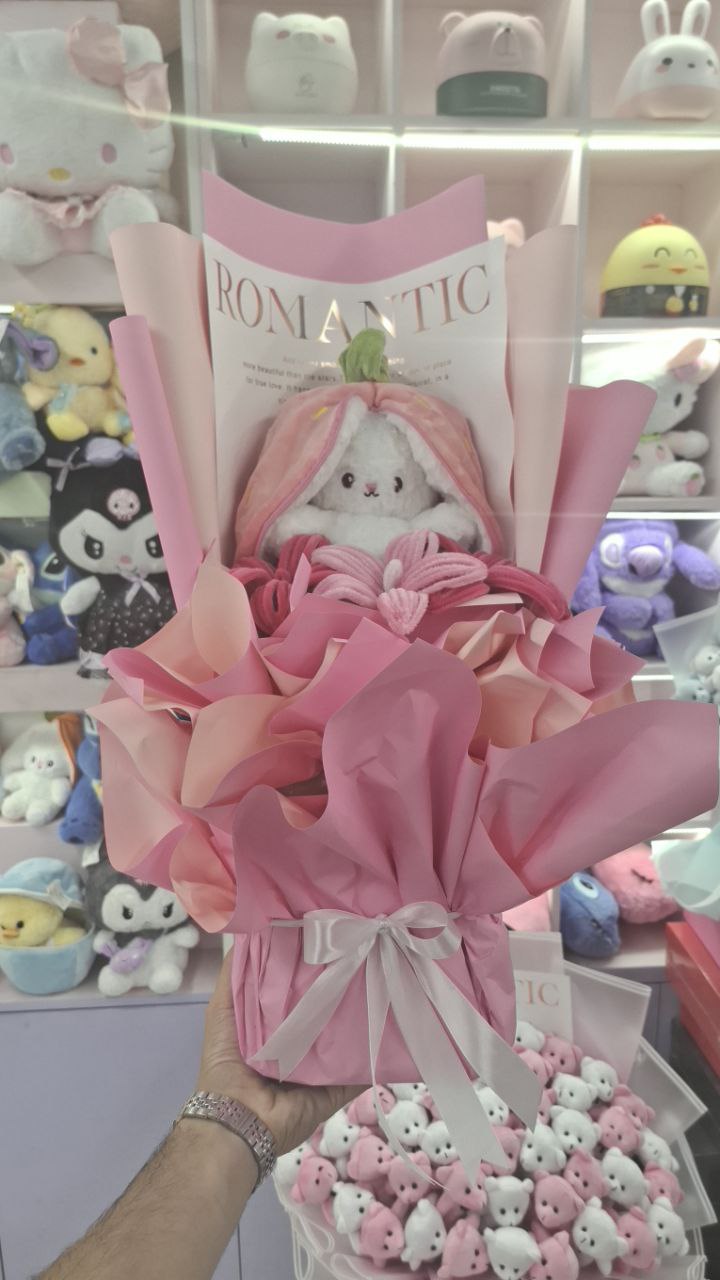 دسته گل عروسکی