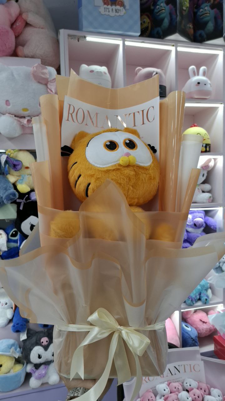 دسته گل عروسکی گارفیلد