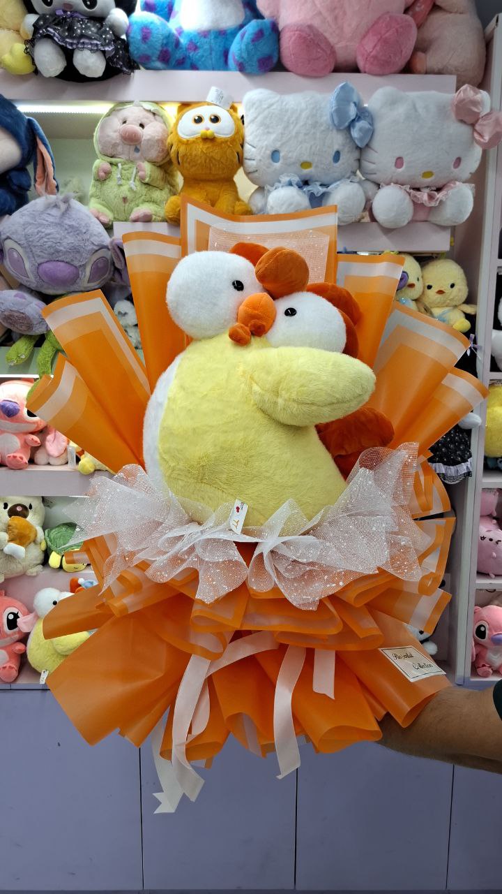 دسته گل عروسکی