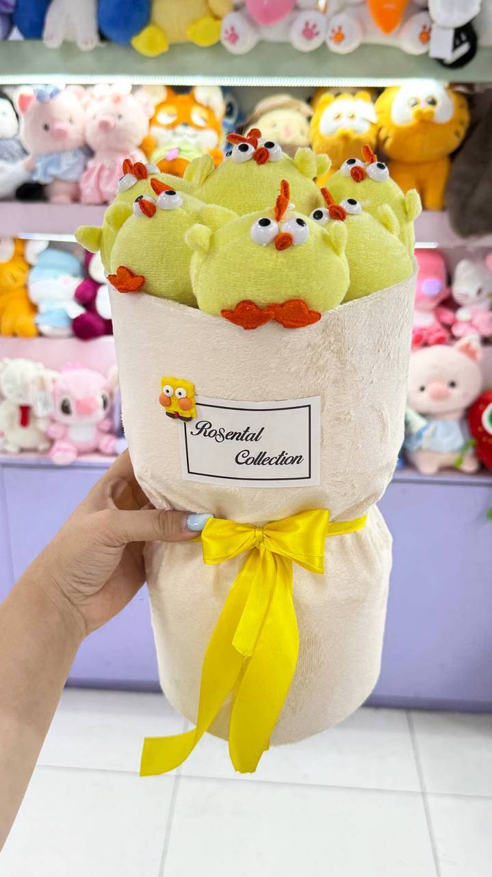 بوکت عروسکی مرغ‌های کاکولی