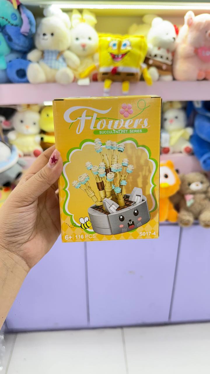 گل لگویی گل شاخه‌ای گلدان طرح حیوان Flowers...